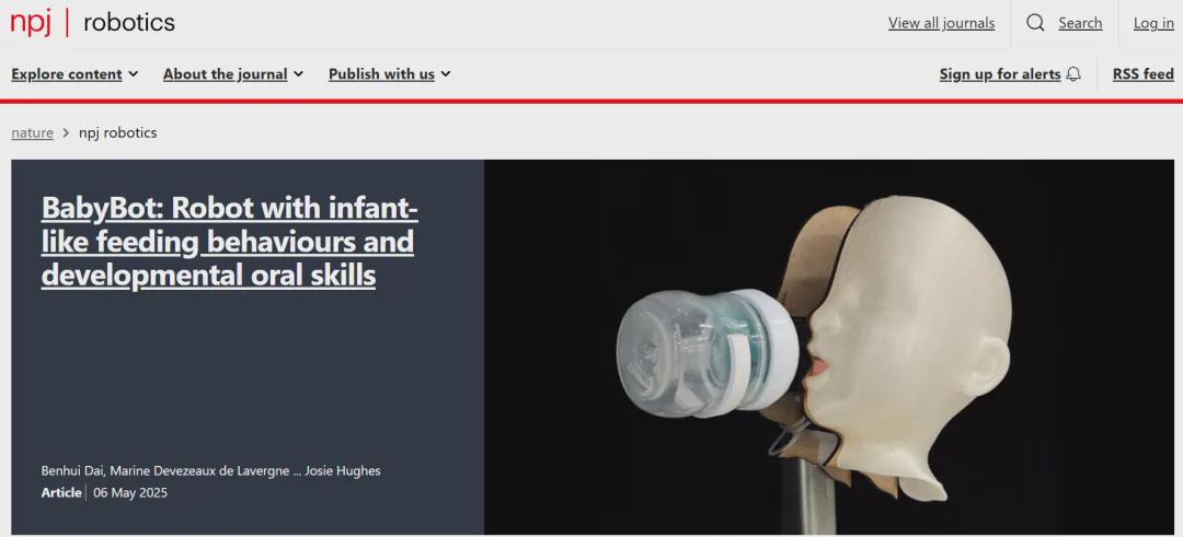 重大突破！会吸奶、呕吐、成长的婴儿机器人，正在改变儿科医学 | npj Robotics发表(图1)